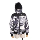Men long sleeve outdoor casual camouflage hooded jacket