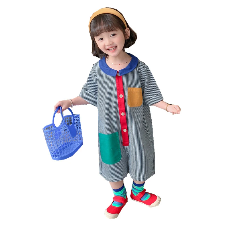 Summer Children's Jumpsuit For Men And Women Baby Loose Casual Romper Baby And Toddler Jumpsuit
Summer Children's Jumpsuit For Men And Women Baby Loose Casual Romper Baby And Toddler Jumpsuit