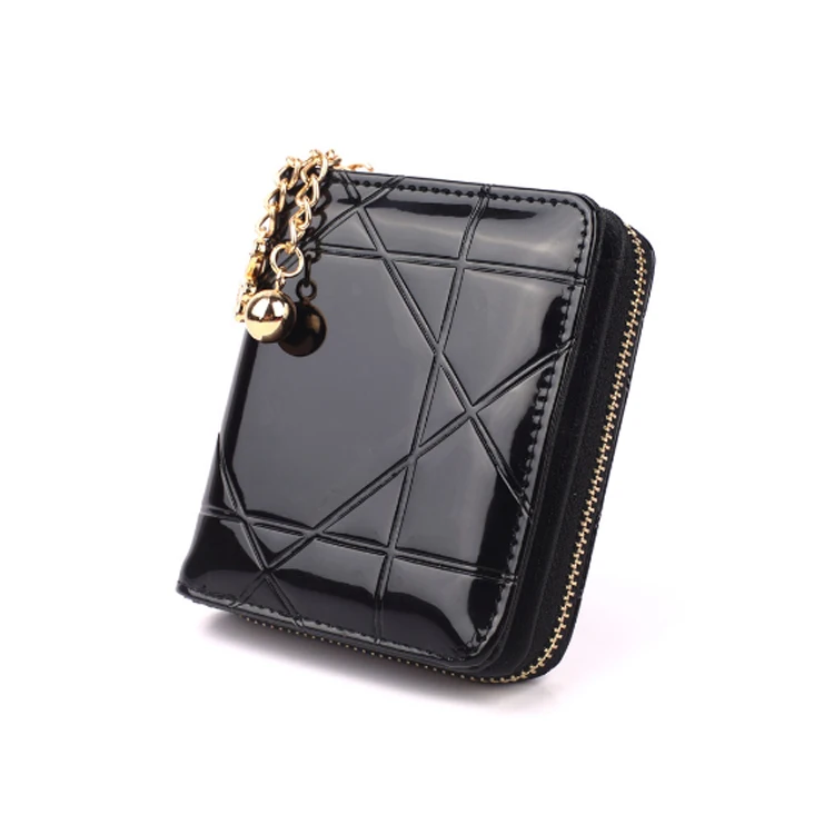 Coin purse short section three fold small card package explosion models women's coin bag patent leather wallet
Coin purse short section three fold small card package explosion models women's coin bag patent leather wallet
