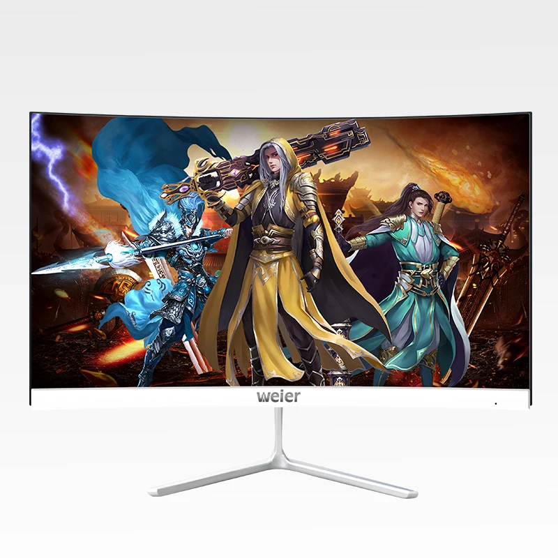 

Weier Factory OEM PC Monitor 19"21.5"23.8"27" inch 4K Curved Screen Monitor Full 1080P LED Gaming Monitors