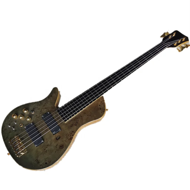 left handed 5 string bass guitar Solid Body Electric Bass Guitar with Golden Hardware,can be customized
left handed 5 string bass guitar Solid Body Electric Bass Guitar with Golden Hardware,can be customized
