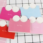3D creative heart shape different colors cute design greeting cards thank you cards invitation cards with envelopes