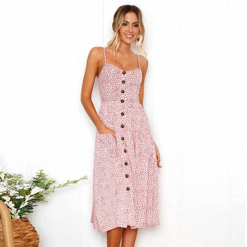 summer hot sale sexy suspender button pocket open back dress Sleeveless V-Neck casual dresses Floral plus size dress
summer hot sale sexy suspender button pocket open back dress Sleeveless V-Neck casual dresses Floral plus size dress