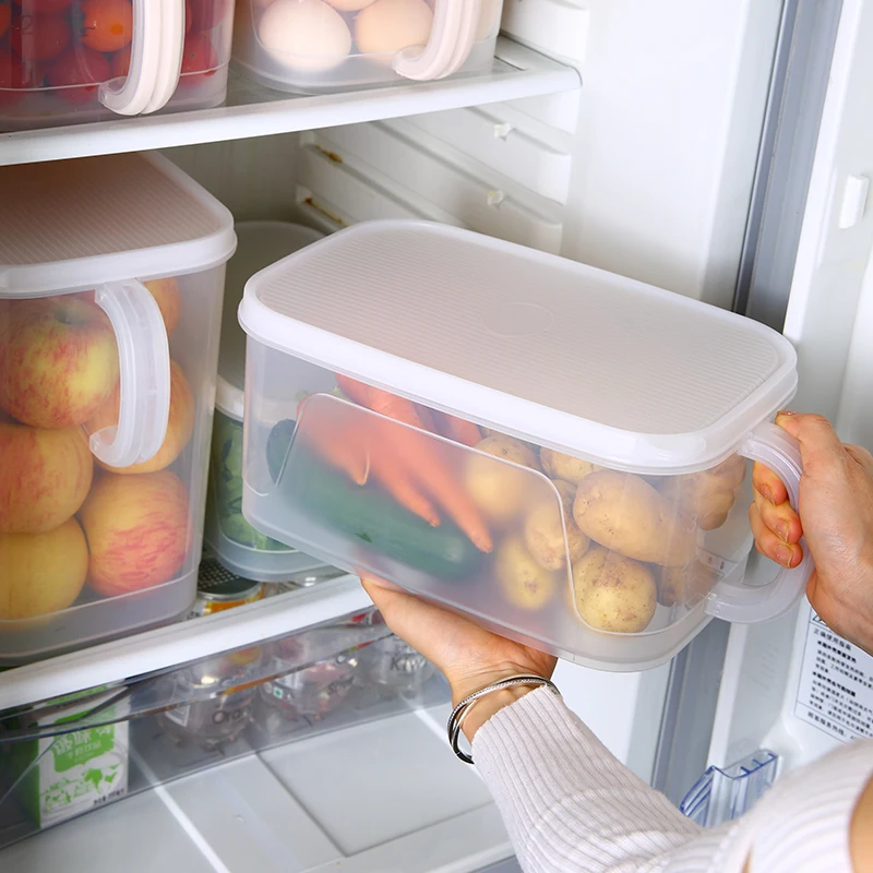 Polypropylene household fridge seal food fresh vegetable organizer storage bins PP plastic food fruit storage container, Transparent / transparent body + cream lid
Polypropylene household fridge seal food fresh vegetable organizer storage bins PP plastic food fruit storage container, Transparent / transparent body + cream lid