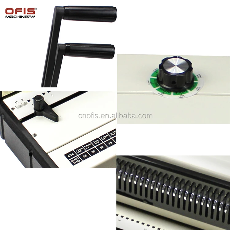 MT8703 Hole Punch Book Binding Machine Perfect Wire Binding Machine