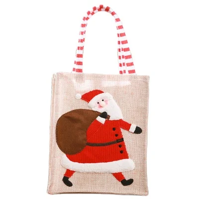 New linen three-dimensional embroidered gift bag children's candy gift bag creative color Xmas handbag
New linen three-dimensional embroidered gift bag children's candy gift bag creative color Xmas handbag