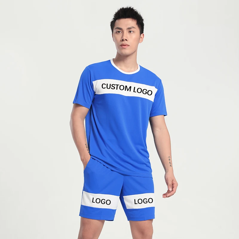 Summer Sportswear Two Piece Set Custom Blank Short Sleeve Tshirt and Short Set Sweatsuit Short 2PC Set, Red,blue,white
Summer Sportswear Two Piece Set Custom Blank Short Sleeve Tshirt and Short Set Sweatsuit Short 2PC Set, Red,blue,white
