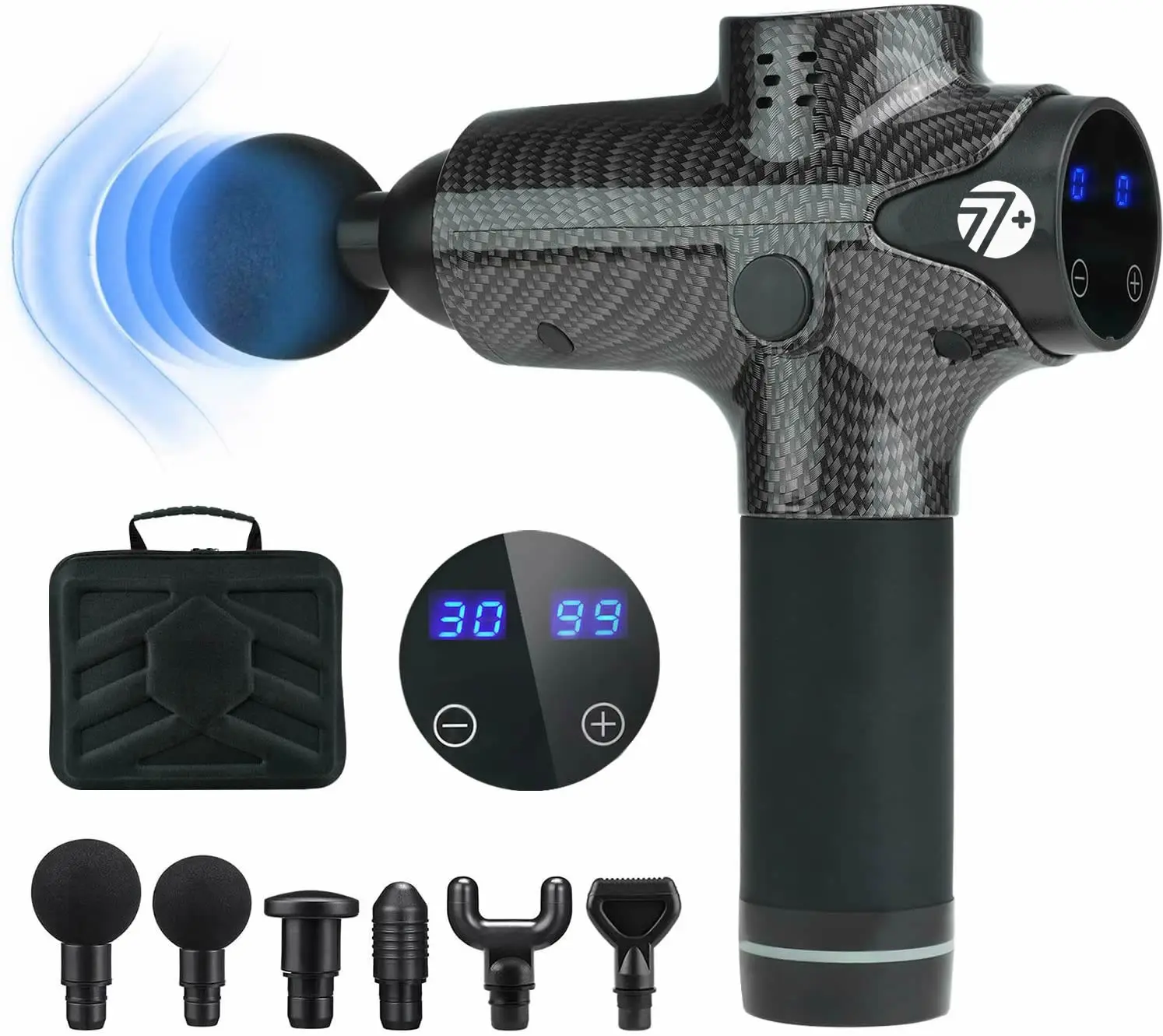 muscle portable fascial massage gun activator chiropractic percussion massage gun massage gun, Silver black carbon fiber
muscle portable fascial massage gun activator chiropractic percussion massage gun massage gun, Silver black carbon fiber