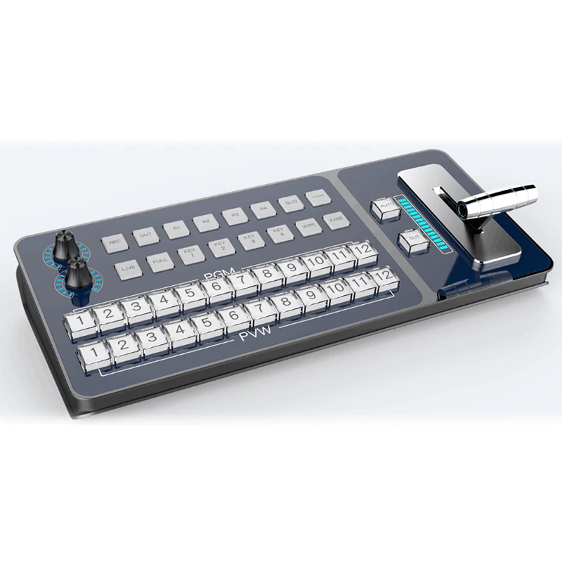 USB VMix controller T-bar switch console, Joystick Controller compatible with Windows, Linux, Android
USB VMix controller T-bar switch console, Joystick Controller compatible with Windows, Linux, Android