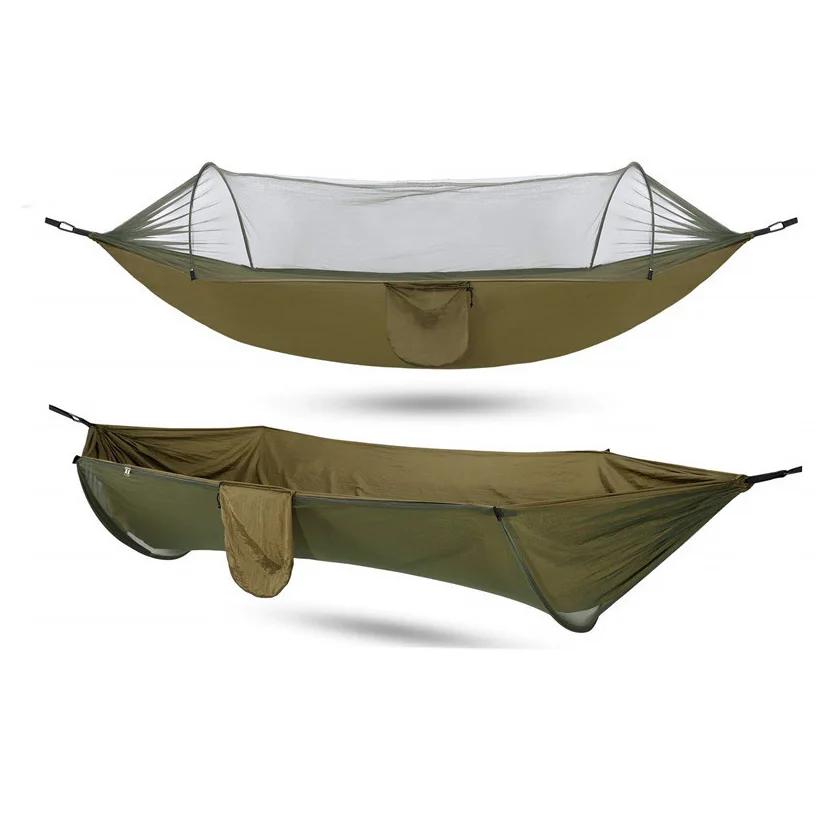 Fully automatic and fast open hammock with mosquito net. Outdoor single and double nylon bednet mosquito hammock, Customized color
Fully automatic and fast open hammock with mosquito net. Outdoor single and double nylon bednet mosquito hammock, Customized color