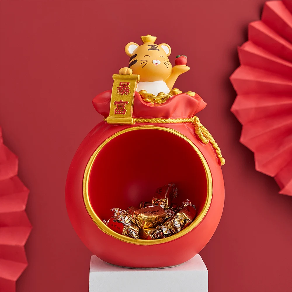 New Year Resin Sculpture Home Decoration Auspicious Tiger Lucky Bag Storage Decoration
New Year Resin Sculpture Home Decoration Auspicious Tiger Lucky Bag Storage Decoration
