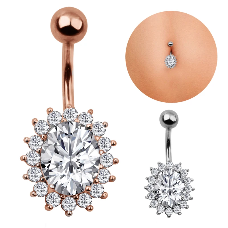 Hot Seller Water Droplet Belly Ring Stainless Steel Large Zircon Pregnancy Belly Rings Sexy Women Body Jewelry
Hot Seller Water Droplet Belly Ring Stainless Steel Large Zircon Pregnancy Belly Rings Sexy Women Body Jewelry