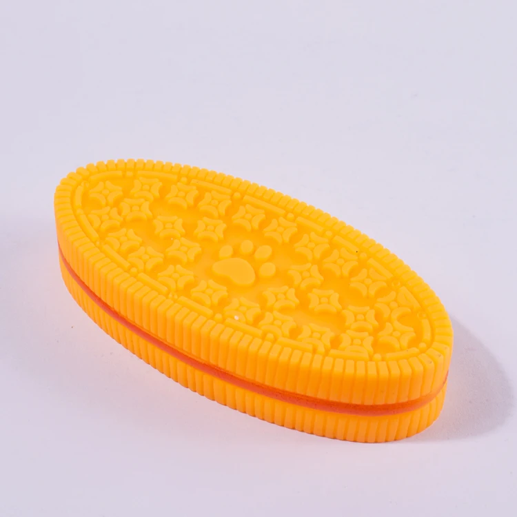 New Simulated Oval Biscuit Dog Toy Dog Teeth Grinding Training Enamel Toy Fun Pet Toy, Picture color
New Simulated Oval Biscuit Dog Toy Dog Teeth Grinding Training Enamel Toy Fun Pet Toy, Picture color