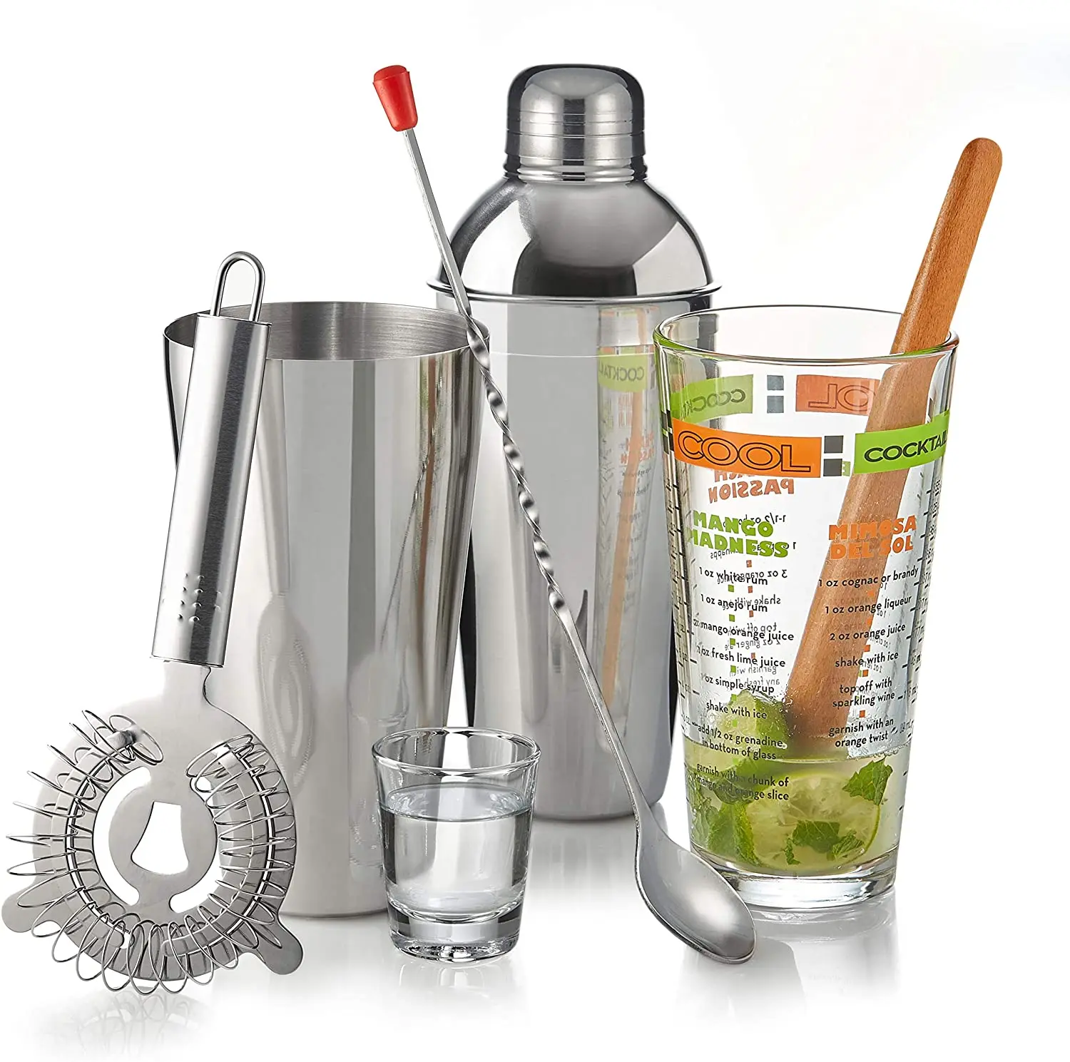 9-Piece Cocktail Set, Clear
9-Piece Cocktail Set, Clear