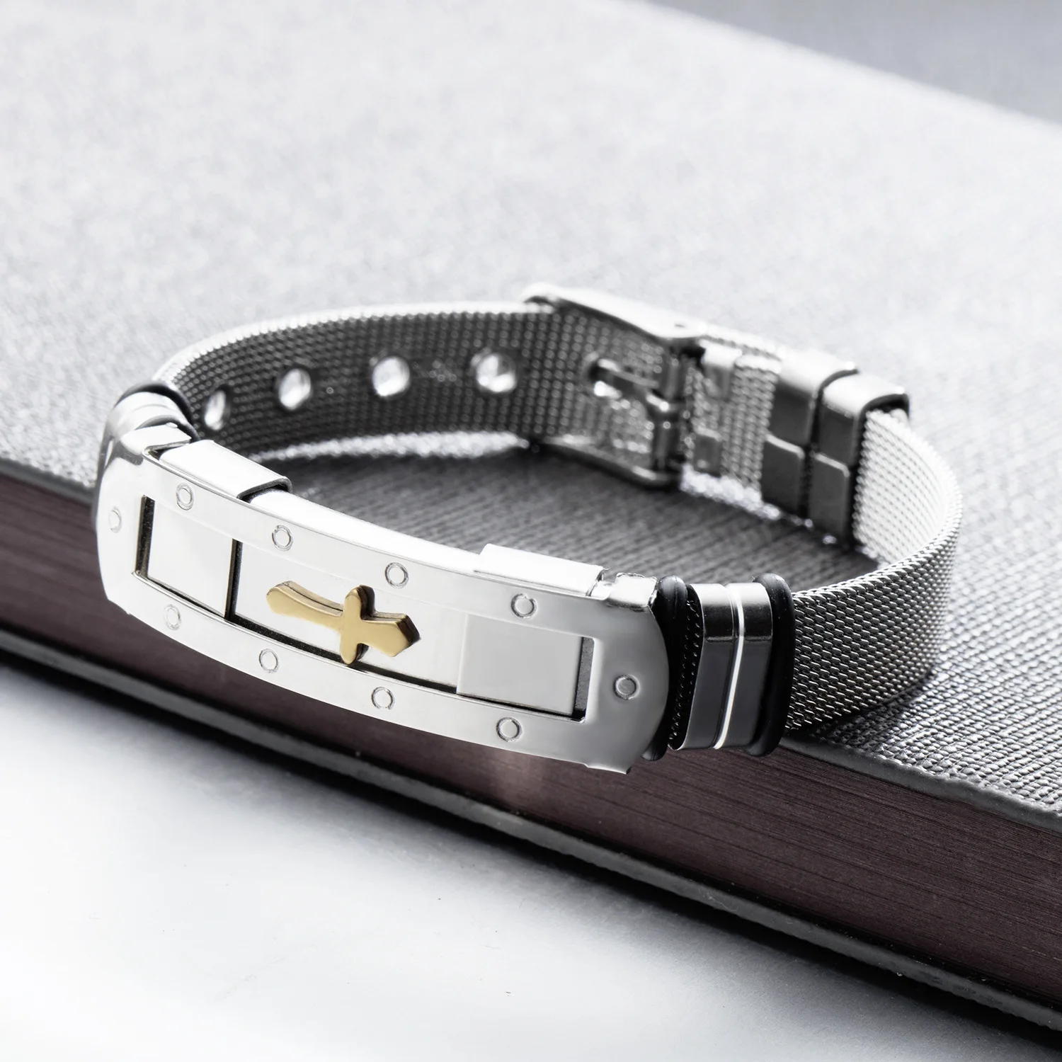 Manufacturer Direct Sale Stainless Steel Chain Cross Jewelry Magnetic Mens Bracelets
Manufacturer Direct Sale Stainless Steel Chain Cross Jewelry Magnetic Mens Bracelets