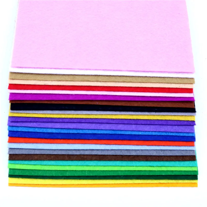 Polyester wolle nadel gestanzt filz stoff für handwerk