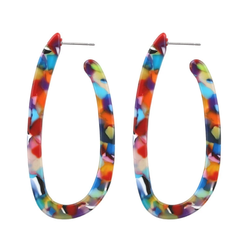 Amazon Ebay Hot Selling Colorful Leopard Tortoiseshell Acetate Acrylic Women Ladies Exaggerated U Shape Charm Earring For Girls, As photo
Amazon Ebay Hot Selling Colorful Leopard Tortoiseshell Acetate Acrylic Women Ladies Exaggerated U Shape Charm Earring For Girls, As photo