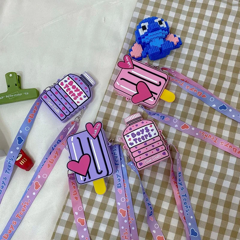Children's new MINI ice cream shape silica gel shoulder bag kid purse, Customizable
Children's new MINI ice cream shape silica gel shoulder bag kid purse, Customizable