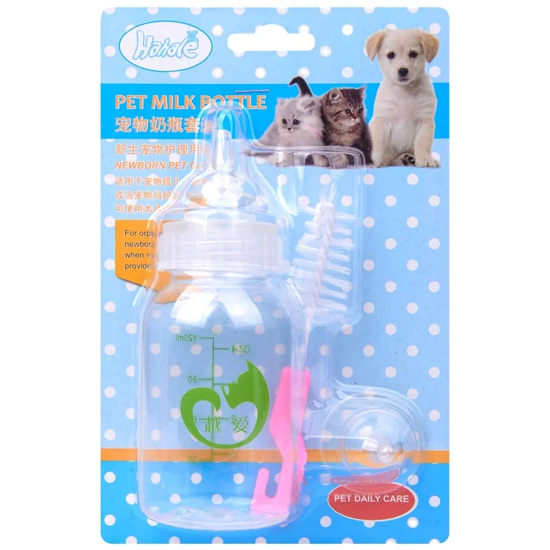 High Quality Silicone Extrusion Type Pet Feeding Device Puppy Dog Cat Nursing Bottle
High Quality Silicone Extrusion Type Pet Feeding Device Puppy Dog Cat Nursing Bottle