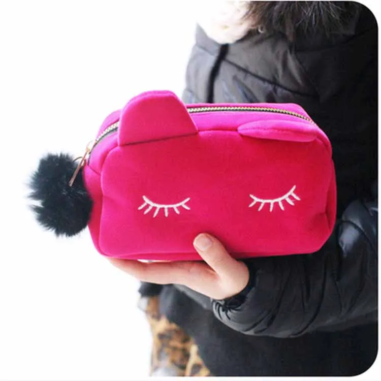 Wholesale Good Quality Flannel Material Elegant Women Fashion Makeup Small Cosmetic Bag, 6 color
Wholesale Good Quality Flannel Material Elegant Women Fashion Makeup Small Cosmetic Bag, 6 color