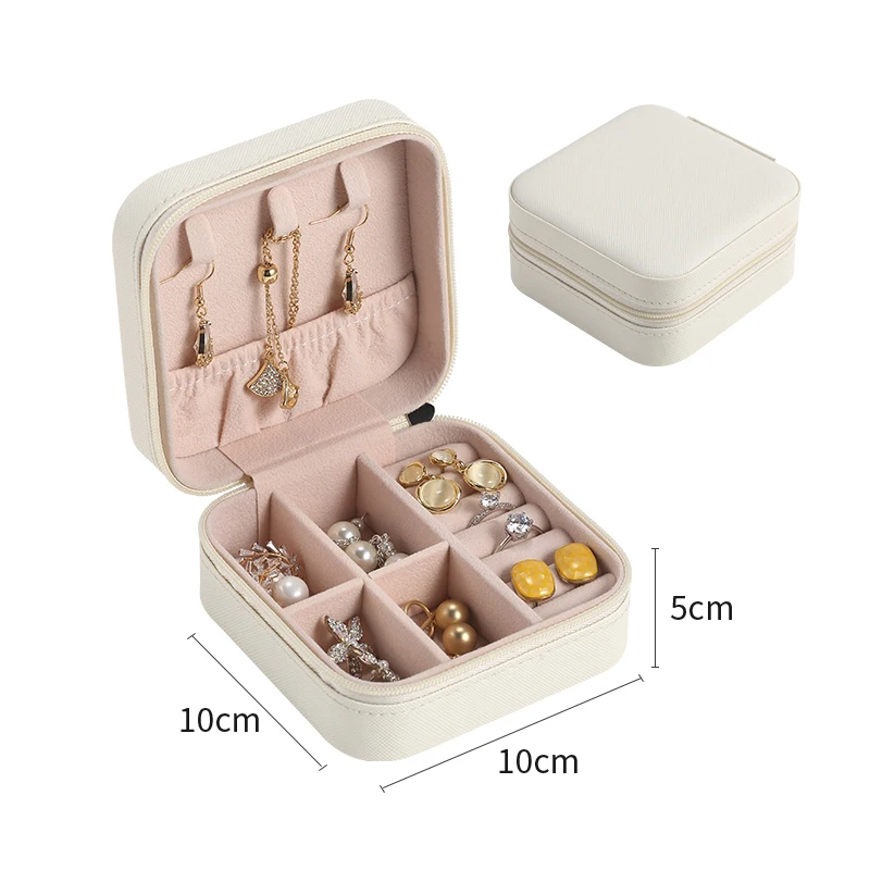 White Small Travel Jewelry Box with Soft Beaded Velvet Inside Earring Necklace Watch Ring Packaging Jewelry Case Foldable Box, Pink, black, white,blue
White Small Travel Jewelry Box with Soft Beaded Velvet Inside Earring Necklace Watch Ring Packaging Jewelry Case Foldable Box, Pink, black, white,blue