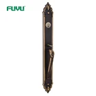 Solid forged brass trim door lock for wooden door brass door handle lock