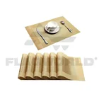 Wholesale Cheap Nice Printing Heat Resistant PVC Gold Place Mat for Table