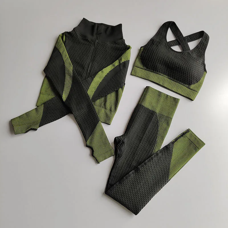 Black Leggings Women Fitness Sport Set Slim Fit Yoga Shirt Yoga Legging Custom Logo Three-piece Sportswear, 10 colors, as picture shown
Black Leggings Women Fitness Sport Set Slim Fit Yoga Shirt Yoga Legging Custom Logo Three-piece Sportswear, 10 colors, as picture shown