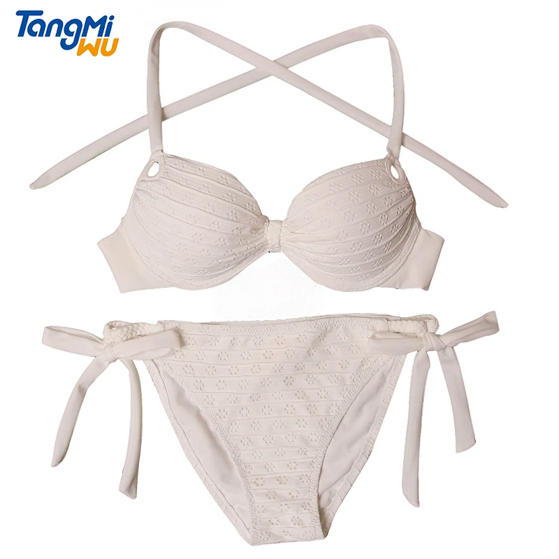 High quality Girls Split White Bandage holiday beach wear halter neck Swimsuit Bathing Suits For Women Swimwear Sexy Bikini
High quality Girls Split White Bandage holiday beach wear halter neck Swimsuit Bathing Suits For Women Swimwear Sexy Bikini
