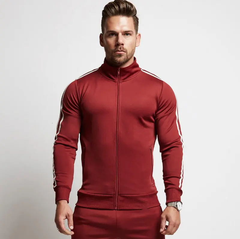 Hot Selling Wholesale Training Gym Track Suits Custom Men Jogging Jacket And Pants Set Fitness Tracksuit, As picture 
Hot Selling Wholesale Training Gym Track Suits Custom Men Jogging Jacket And Pants Set Fitness Tracksuit, As picture