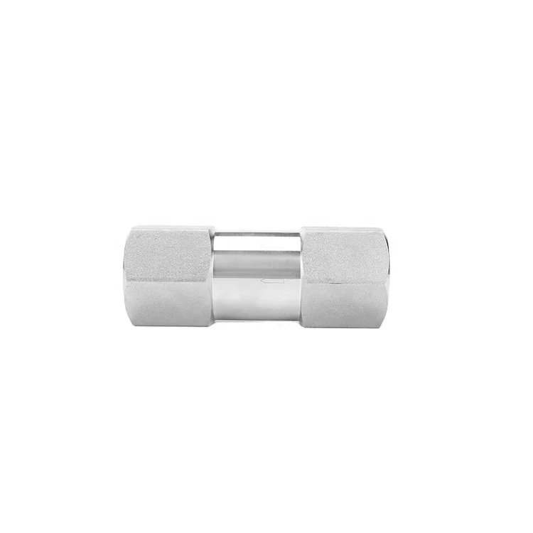Female Threads End Connection ON-OFF Check Valve Stainless Steel One Way Check Valve