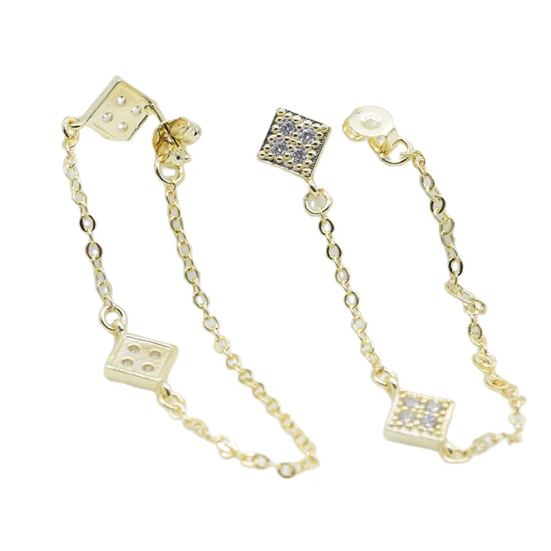 2020 Jewelry 925 Silver Chain Link Crystal Stone Earrings Long Hanging Earrings Women
2020 Jewelry 925 Silver Chain Link Crystal Stone Earrings Long Hanging Earrings Women