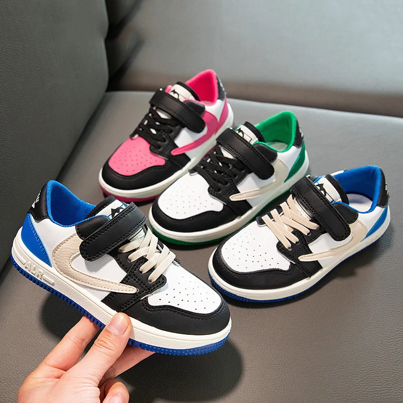 Boys' Ankle Low Tidal Board Shoes Kids Primary School Students' Leather Soft Bottom Comfortable Sports Spring Autumn Girls' Ko
Boys' Ankle Low Tidal Board Shoes Kids Primary School Students' Leather Soft Bottom Comfortable Sports Spring Autumn Girls' Ko