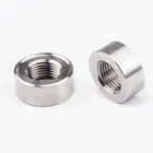 stainless steel car accessories exhaust pipe connector automobile Oxygen sensor mounting female thread welding nut