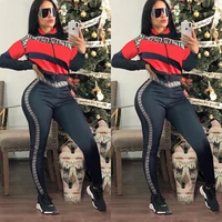 Lover-Beauty Long Sleeves Stitching Sweat Suit Ankle Length Sports Suit 2 Pieces Sportswear
Lover-Beauty Long Sleeves Stitching Sweat Suit Ankle Length Sports Suit 2 Pieces Sportswear