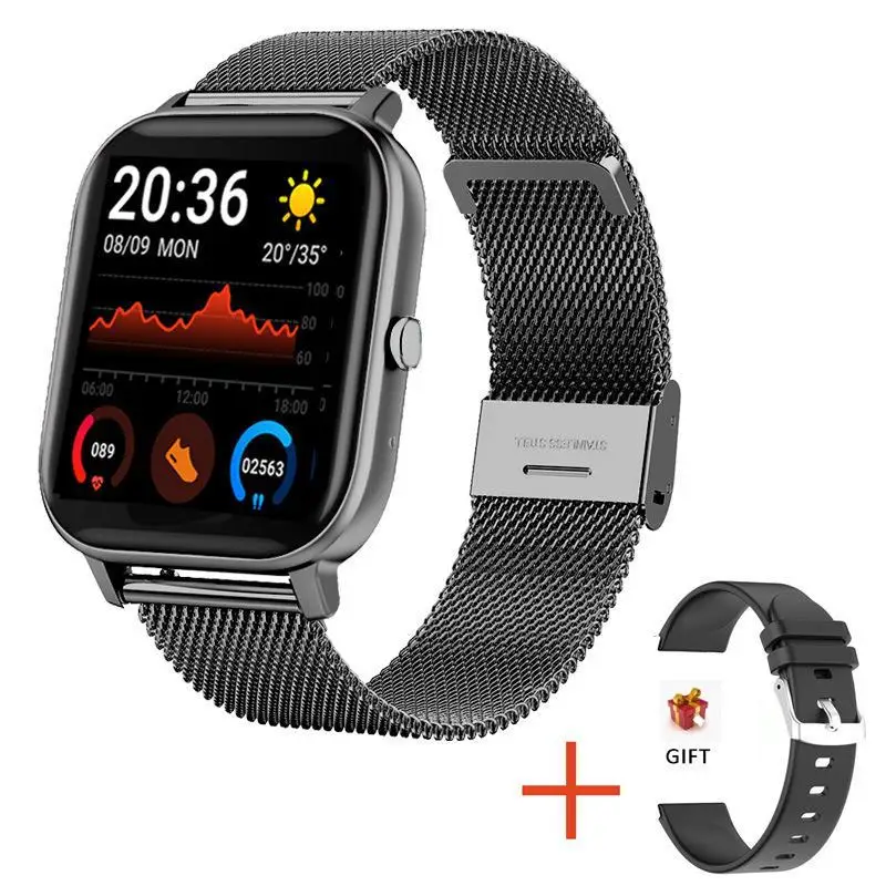 Digital Smart Watches Men Women BT Call Sport Fitness Tracker Waterproof Full Touch Screen Wrist Watch for Android ios
Digital Smart Watches Men Women BT Call Sport Fitness Tracker Waterproof Full Touch Screen Wrist Watch for Android ios