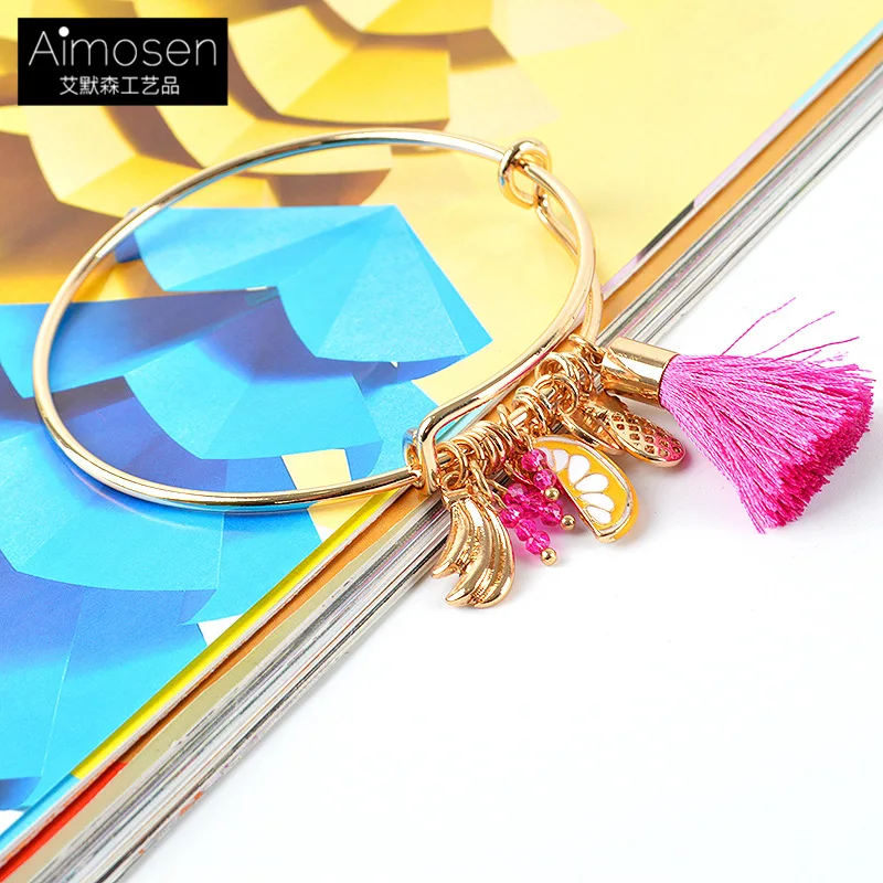 Women Jewelry Gold Plated Wholesale Cheap Bangles DIY Tassel Charms Bracelet Expandable Wire Bangle Bracelet
Women Jewelry Gold Plated Wholesale Cheap Bangles DIY Tassel Charms Bracelet Expandable Wire Bangle Bracelet