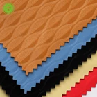 China's production of artificial synthetic leather thickness of design pu garment leather