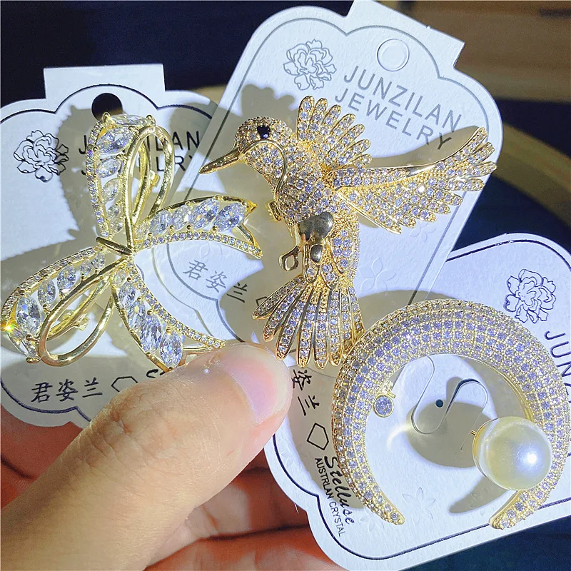 PUSHI mixed high quality goods plating real gold Zircon small Flower animal brooch women brooch luxury jewelry
PUSHI mixed high quality goods plating real gold Zircon small Flower animal brooch women brooch luxury jewelry