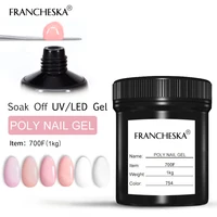 Francheska high quality acrylic gel nail polish builder 1kg poly gum gel 1000g Poligel
Francheska high quality acrylic gel nail polish builder 1kg poly gum gel 1000g Poligel
