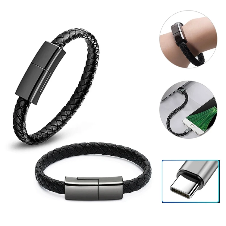 Easy Take Style New Design Product XJ-27 3A USB to Type-C Creative Bracelet Data Cable, Cable Length: 22.5cm
Easy Take Style New Design Product XJ-27 3A USB to Type-C Creative Bracelet Data Cable, Cable Length: 22.5cm
