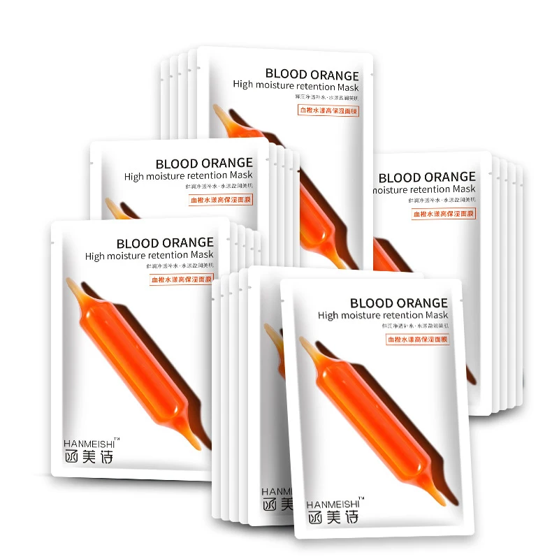 Hyaluronic Acid Beauty Skin Sheet Mask Moisturizing Oil-control Whitening Silk Face Mask Blood Orange Facial Mask
Hyaluronic Acid Beauty Skin Sheet Mask Moisturizing Oil-control Whitening Silk Face Mask Blood Orange Facial Mask