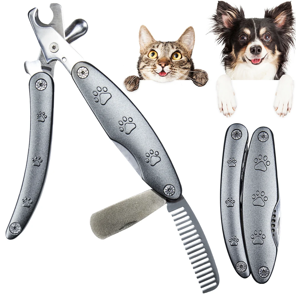 Kinyu Multi-function Cat Dog Nail Cutter Pet Nail Clipper Stainless Steel Professional 3 in 1 Pet Cleaning & Grooming Products, Black \ red \ blue \ green \ orange ...
Kinyu Multi-function Cat Dog Nail Cutter Pet Nail Clipper Stainless Steel Professional 3 in 1 Pet Cleaning & Grooming Products, Black \ red \ blue \ green \ orange ...