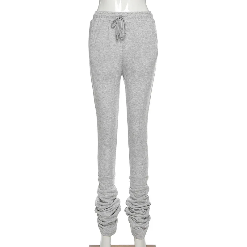 Plus size women clothing 2021 summerWomen's New Solid Color Elastic High Waist Pleated Drawstring Casual Pile Pants, Picture shows
Plus size women clothing 2021 summerWomen's New Solid Color Elastic High Waist Pleated Drawstring Casual Pile Pants, Picture shows