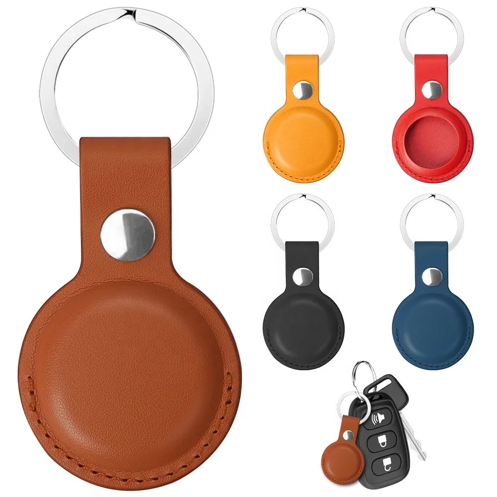 2021 New Hot Selling Protective Cover pu Leather Case Location Tracker Protector for AirTags Keychain, Customized colors
2021 New Hot Selling Protective Cover pu Leather Case Location Tracker Protector for AirTags Keychain, Customized colors