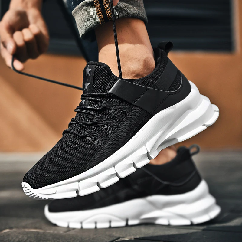 High Quality No-Slip Comfortable Jogging Lace-Up Lightweight Casual Walking Shoes For Men
High Quality No-Slip Comfortable Jogging Lace-Up Lightweight Casual Walking Shoes For Men