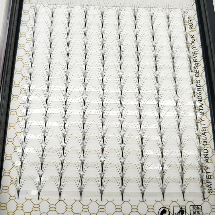 Best selling quality eyelash 10d short stem premade volume fans pointy base, Natural black
Best selling quality eyelash 10d short stem premade volume fans pointy base, Natural black