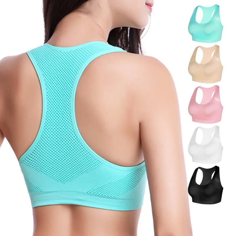 Hot selling women 3D mesh shockproof gather underwear full cup wrap seamless bra hollowing beauty back sports bra
Hot selling women 3D mesh shockproof gather underwear full cup wrap seamless bra hollowing beauty back sports bra