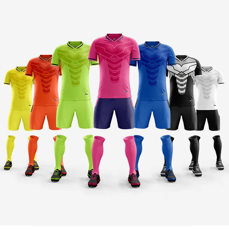Custom printing soccer wears uniforms sportswear set Team Training Football Wear Soccer Jerseys, Pantone color
Custom printing soccer wears uniforms sportswear set Team Training Football Wear Soccer Jerseys, Pantone color
