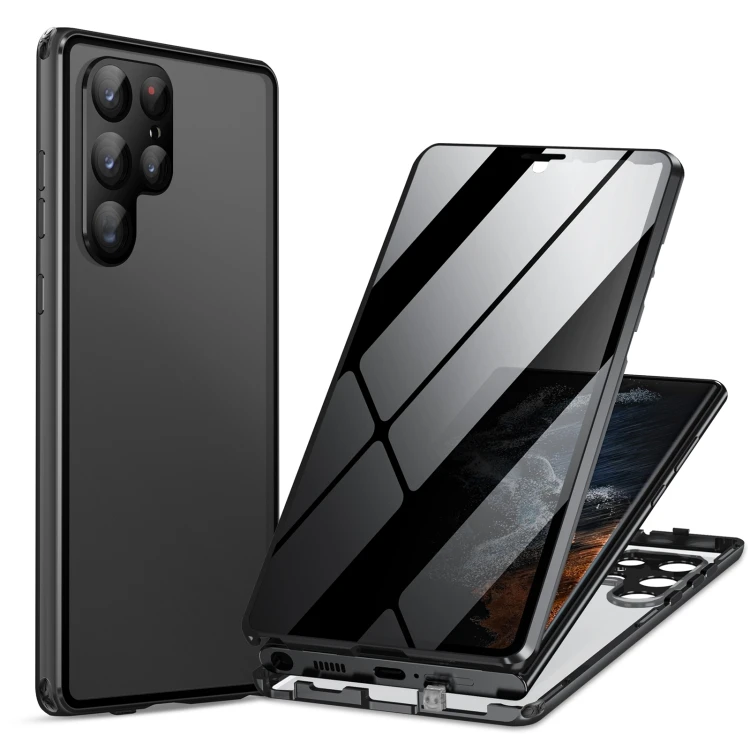 Supplier For Samsung Galaxy S23 Ultra 5G Anti-peeping Magnetic Double-sided Tempered Glass Phone Case
Supplier For Samsung Galaxy S23 Ultra 5G Anti-peeping Magnetic Double-sided Tempered Glass Phone Case